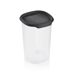 Recipient Oblo Pătrat mic 1,25 L capac negru