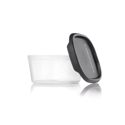 Recipient Oblo Oval 540 ml capac negru
