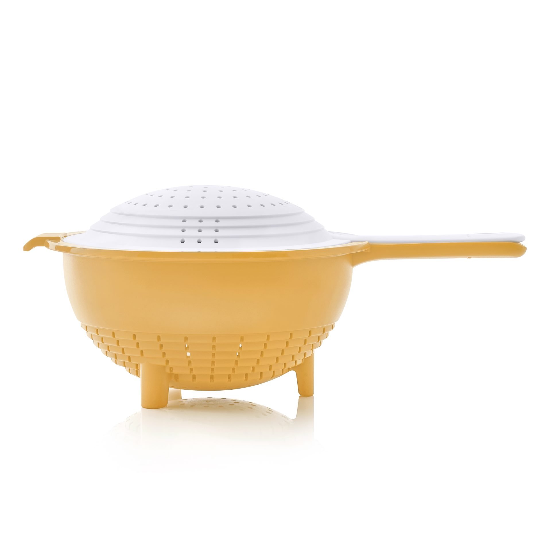 Strecurătoare dublă alb-portocaliu - imagine 3