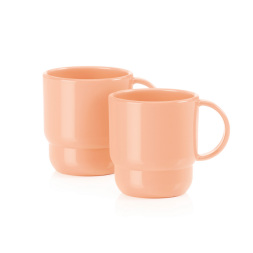 Set Căni cafea (2 buc) somon