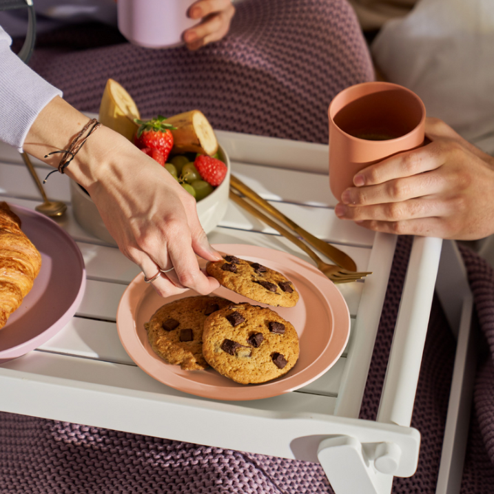 Set Farfurii pentru copii (4 buc) rotunde colorate - imagine 5