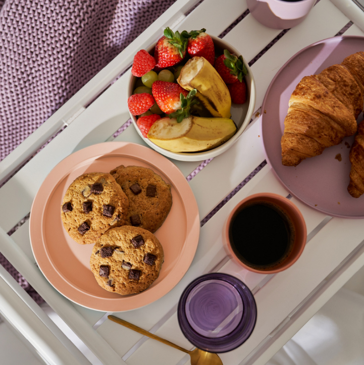 Set Farfurii pentru copii (4 buc) rotunde colorate - imagine 6