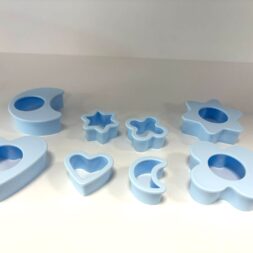 Set Accesorii 8 în 1 albastre (pentru fursecuri, prăjituri...)