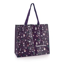 Sacoșă om de zăpadă vișinie