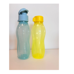 Set Sticle 310 ml (2 buc)-galbenă capac filet + aqua capac click