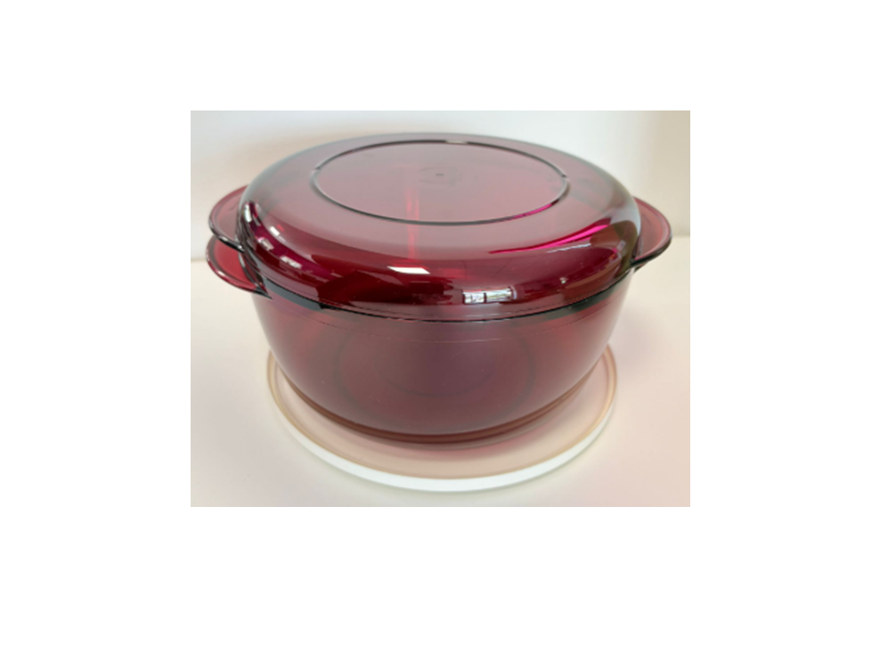 Recipient Microplus 2,25 L rubin cu 2 capace