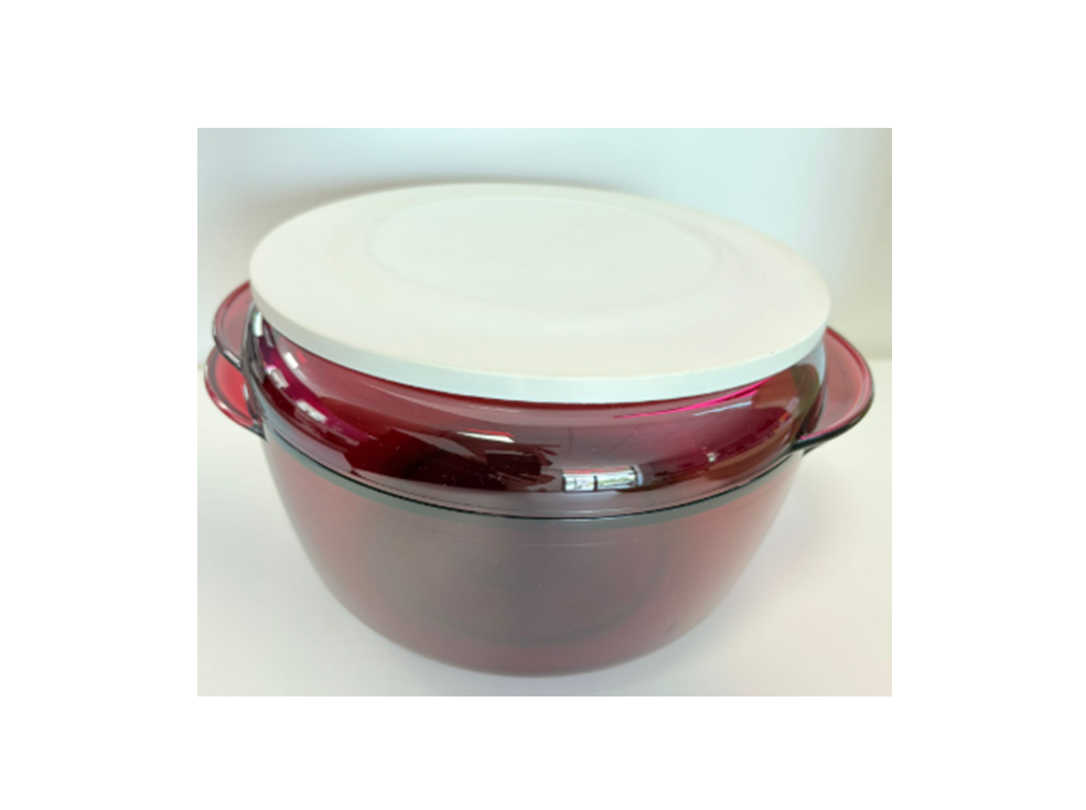 Recipient Microplus 2,25 L rubin cu 2 capace - imagine 2