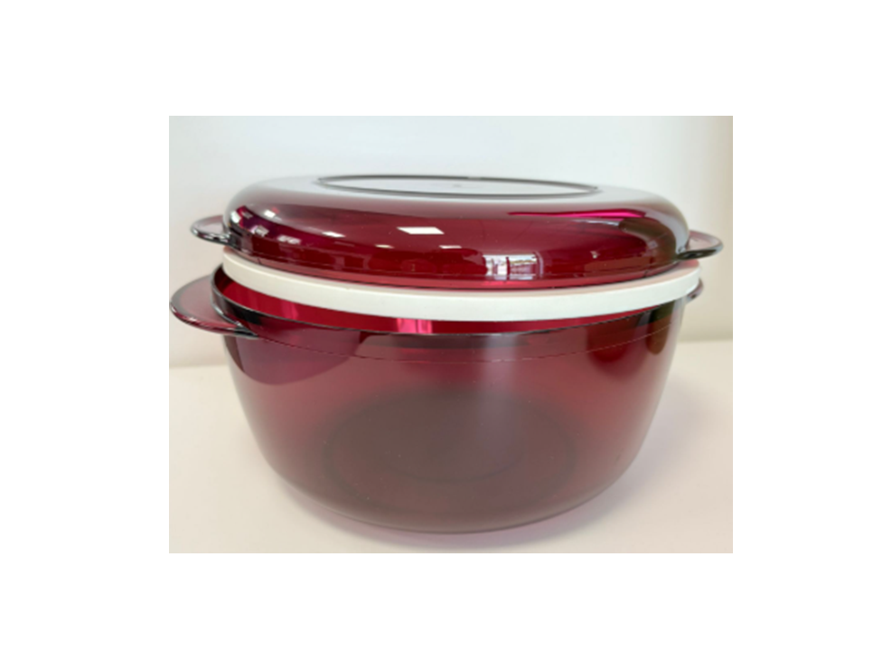 Recipient Microplus 2,25 L rubin cu 2 capace - imagine 3