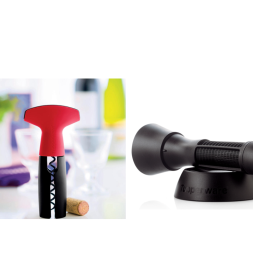 Set Tirbușon roșu + Infuzor negru