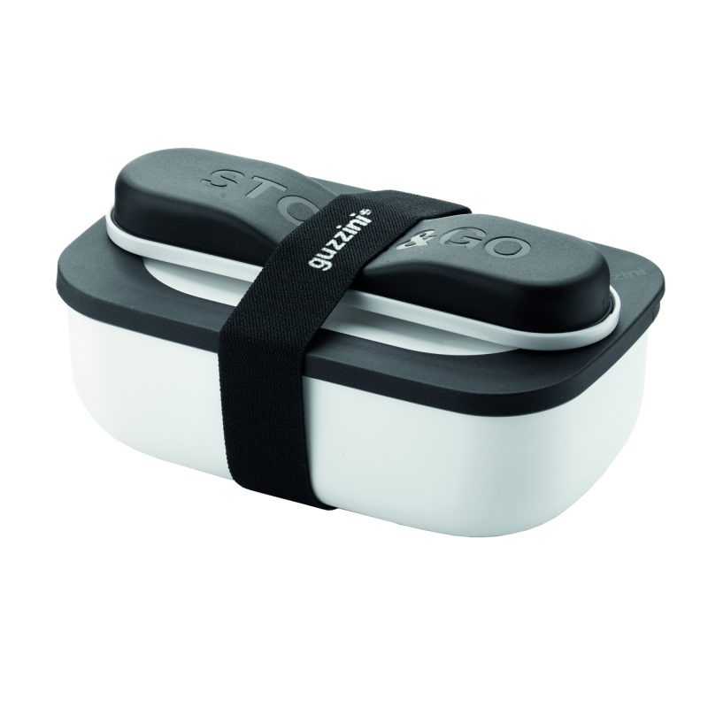 STORE&GO SET PENTRU PRÂNZ: CUTIE CU RECIPIENT INTERIOR ȘI SET TACÂMURI