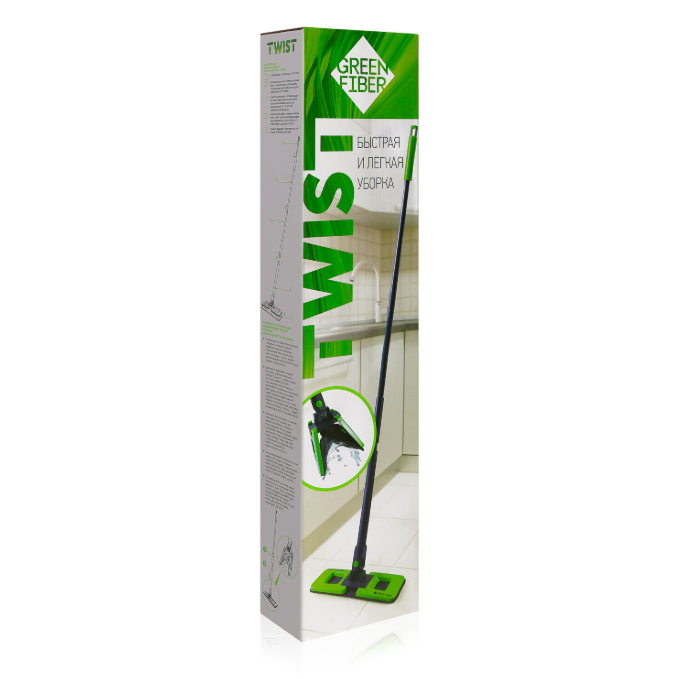 Green Fiber TWIST Mop cu stoarcere GREENWAY GLOBAL - imagine 4