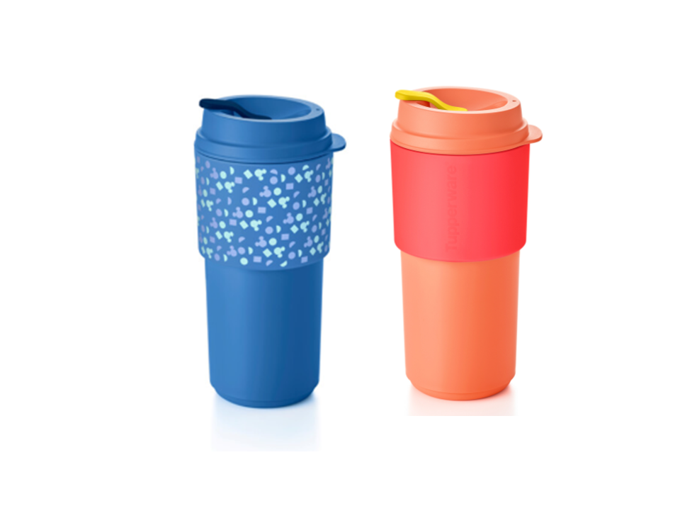 Set căni Cafea Eco 490 ml (portocalie + albastră Disney